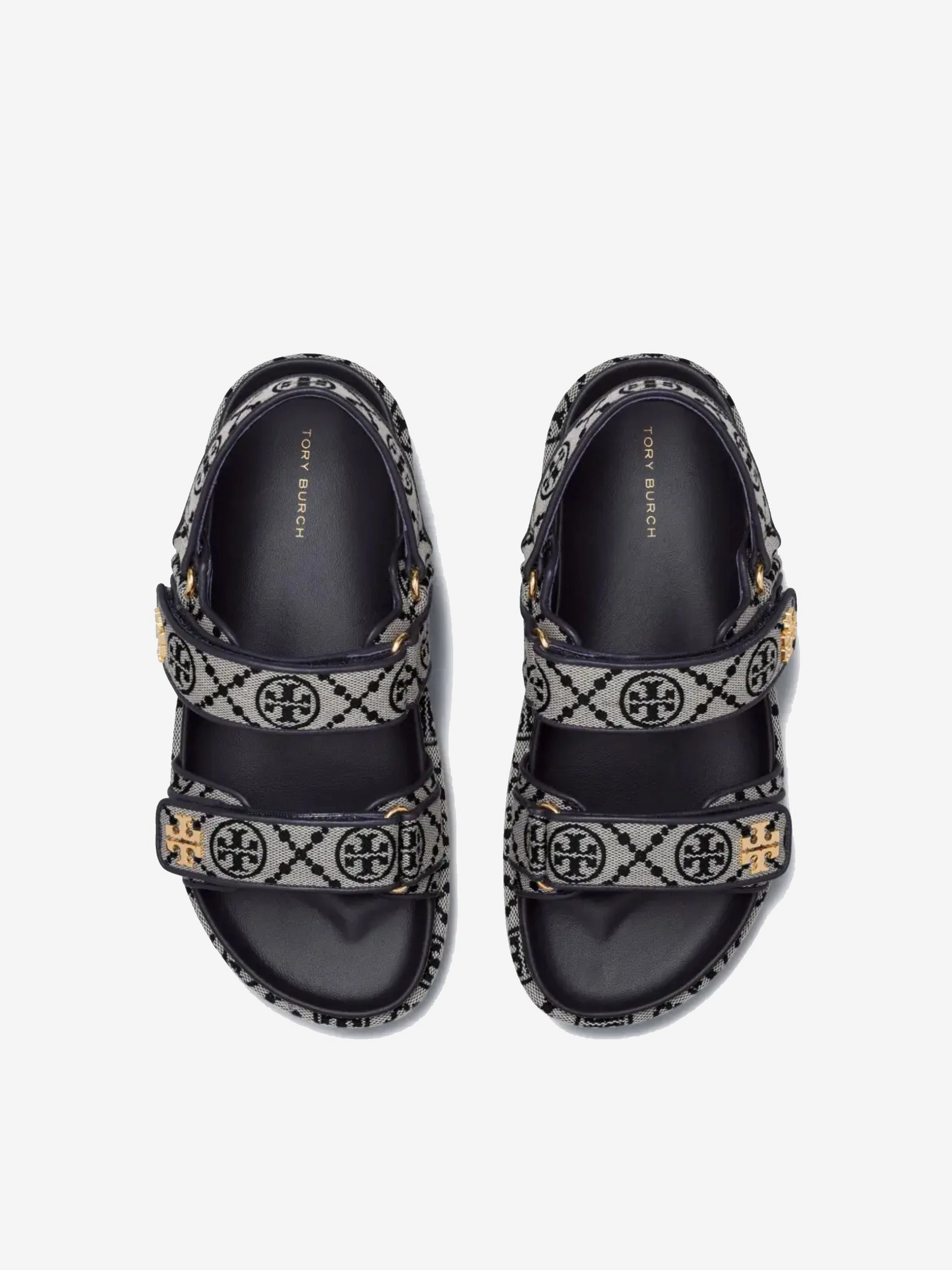 TORY BURCH - Women T Monogram Kira Sport Sandal Designer Platform Sandals