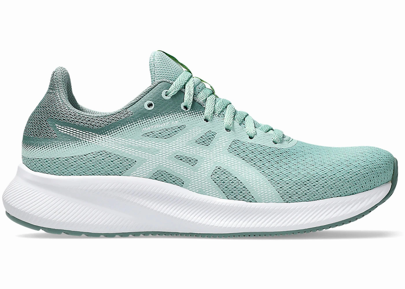 ASICS Patriot 13 Light Celadon White (Women's) Asics Wrestling Shoes Aggressor