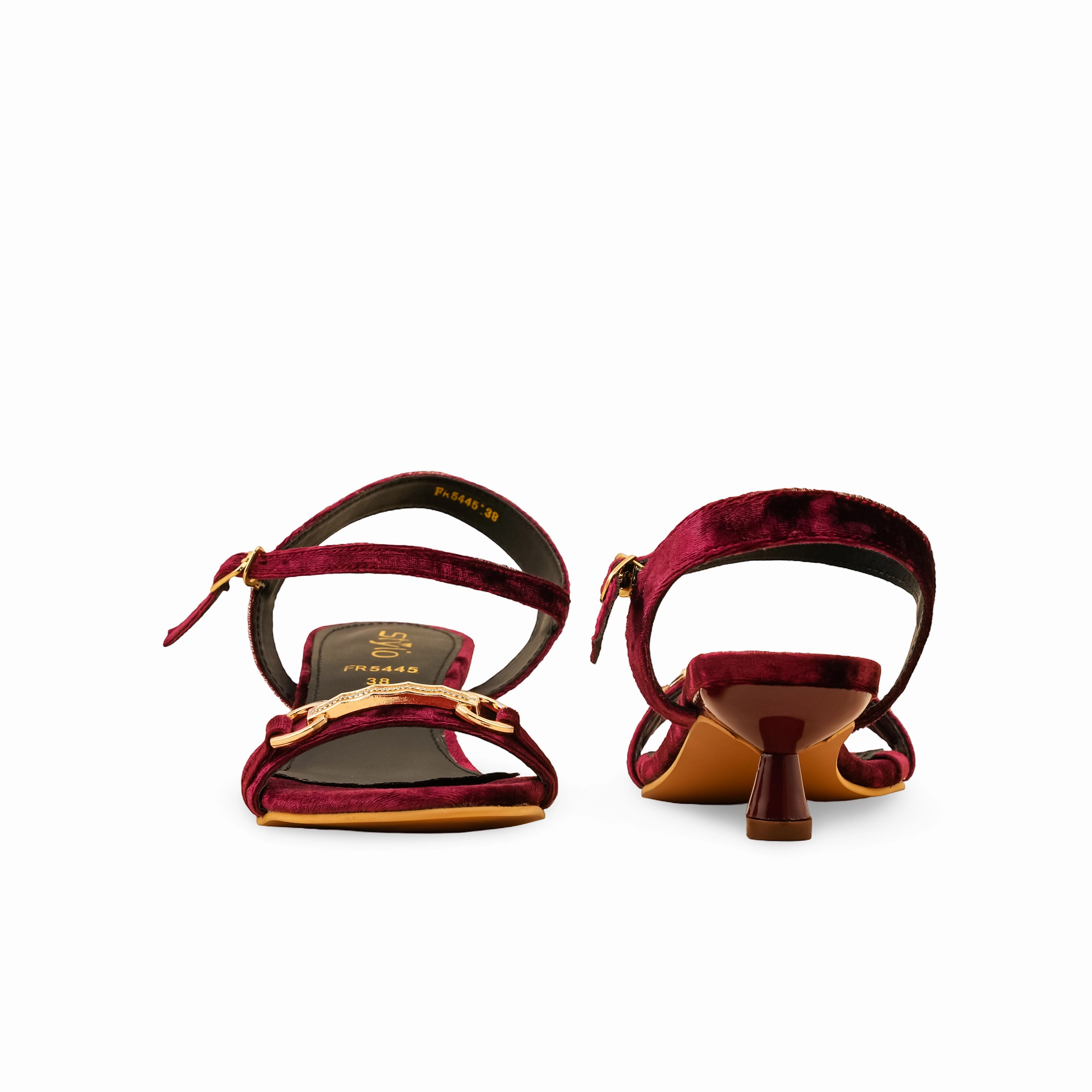 Maroon Formal Women Sandal FR5445 Biking In Sandals