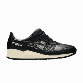 ASICS Gel-Lyte III Black Leather Asics Shoes Nimbus