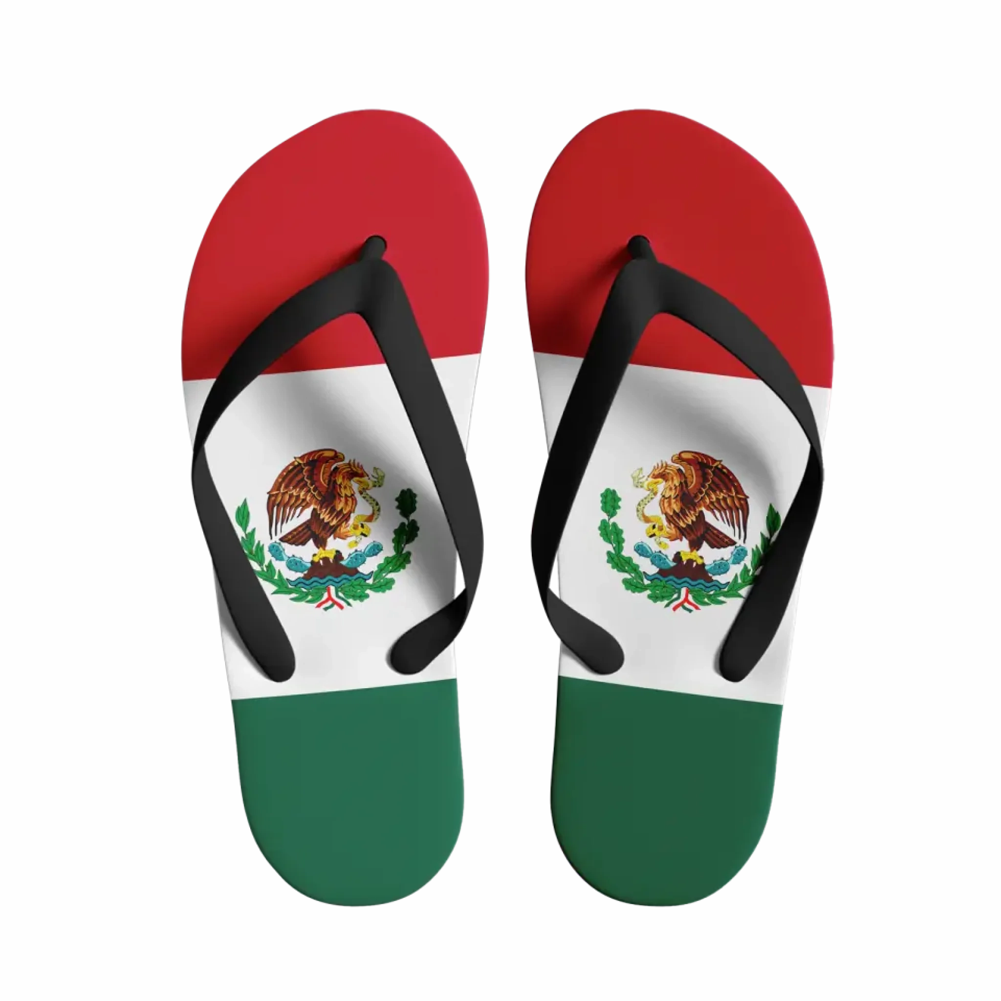 Personalized Mexican Heritage Pride Flip Flop, Custom Printed Flag Flip Flop, Mexico Design Slippers Amazon Orthopedic Flip Flops