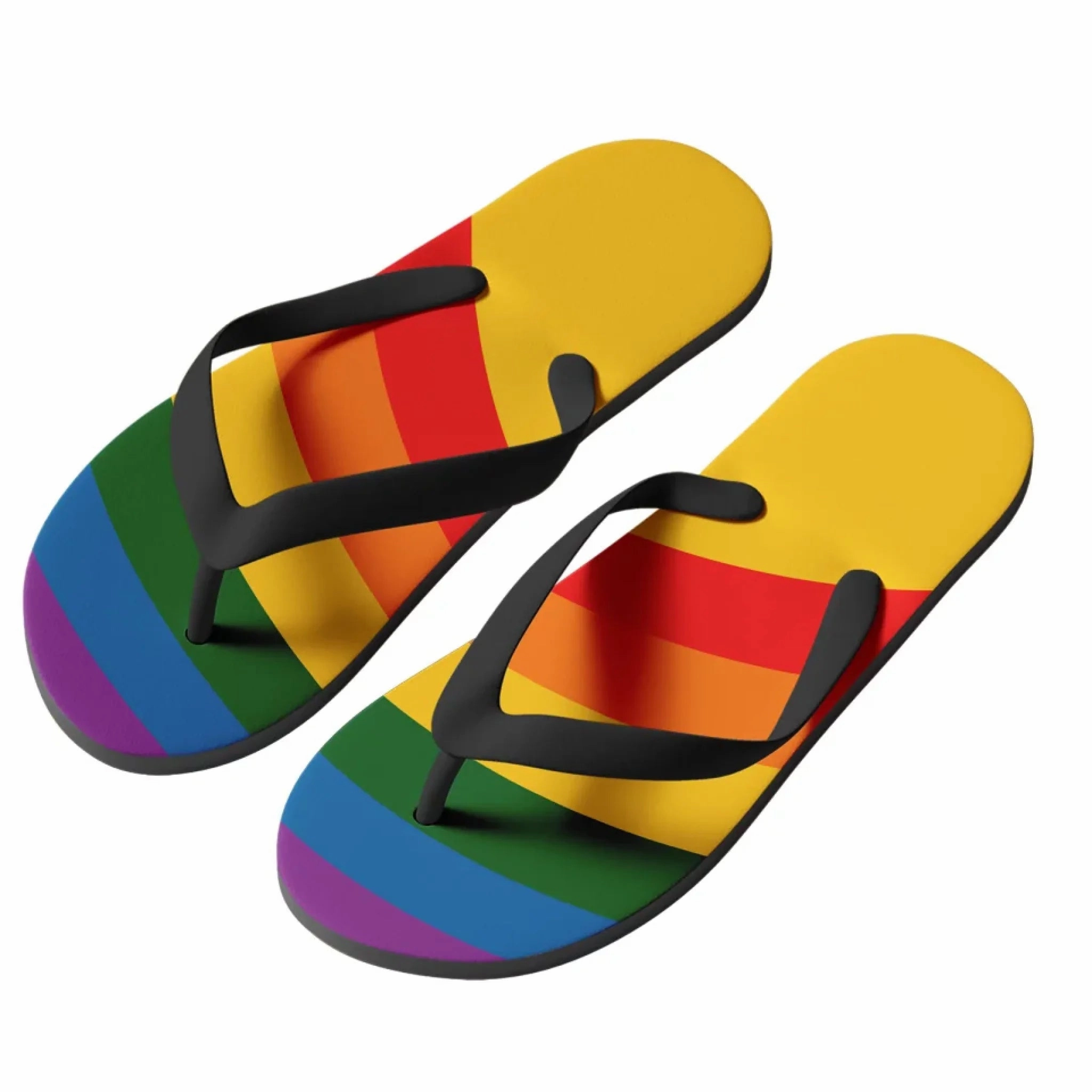 Cheetah Flip Flops Personalized Pride Moon Flip Flop, Custom LGBTQ  Rainbow Moon Slippers, Stylish Unisex Flip Flop