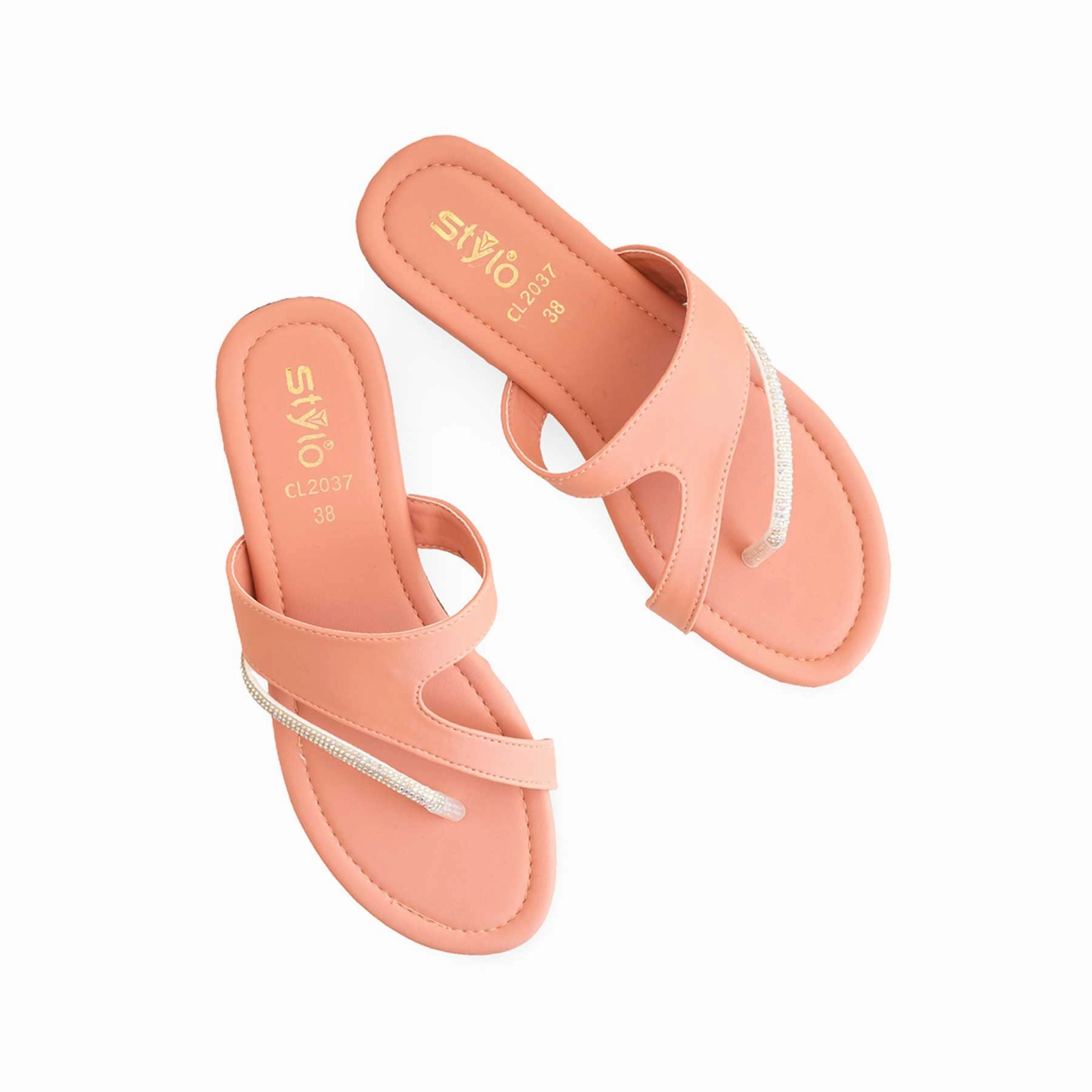 Pink Casual Chappal For Women CL2037 Wide Mountain Bike Shoes Flat Pedals