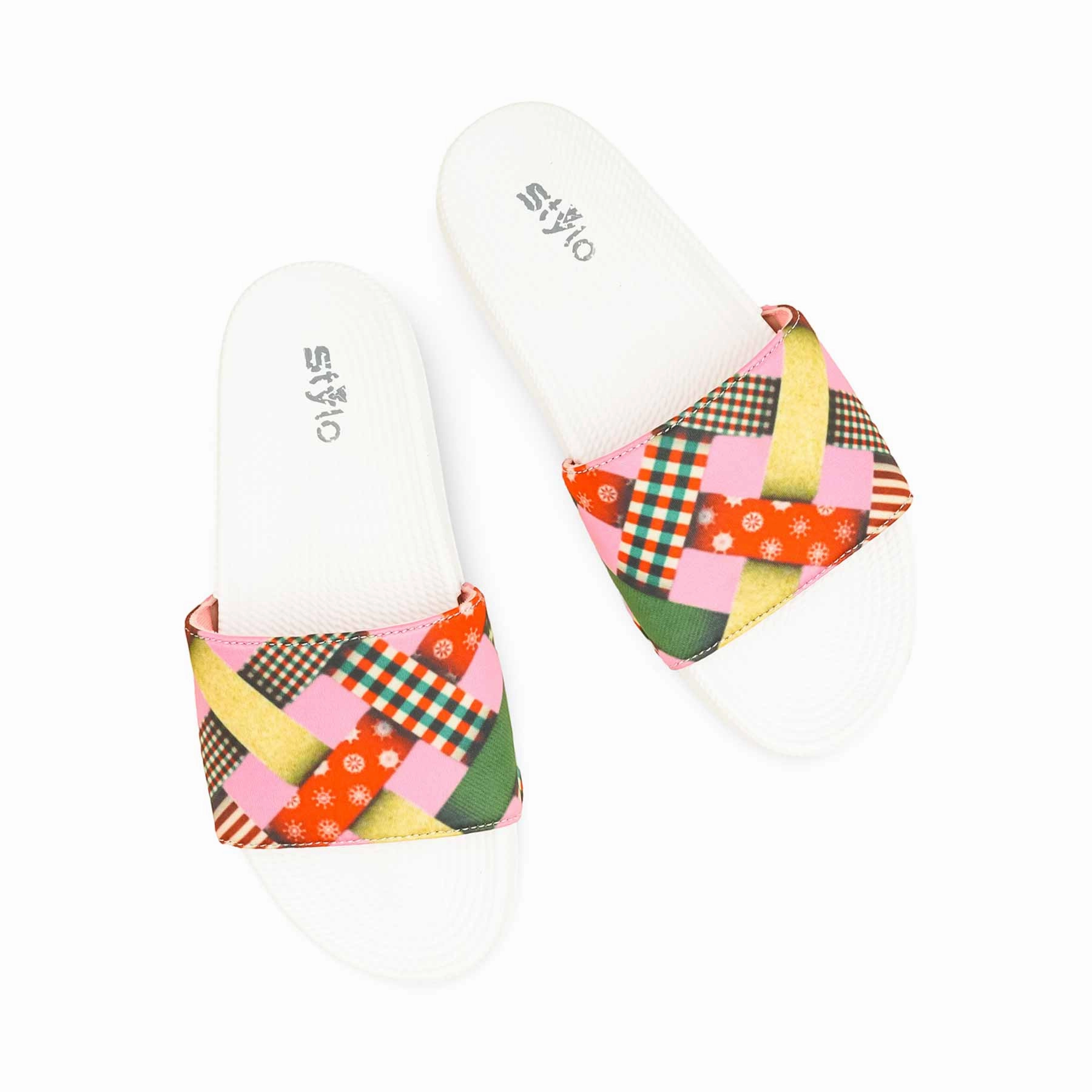 Non Marking Flat Soled Shoes Pink Casual Softy For Women CL9368