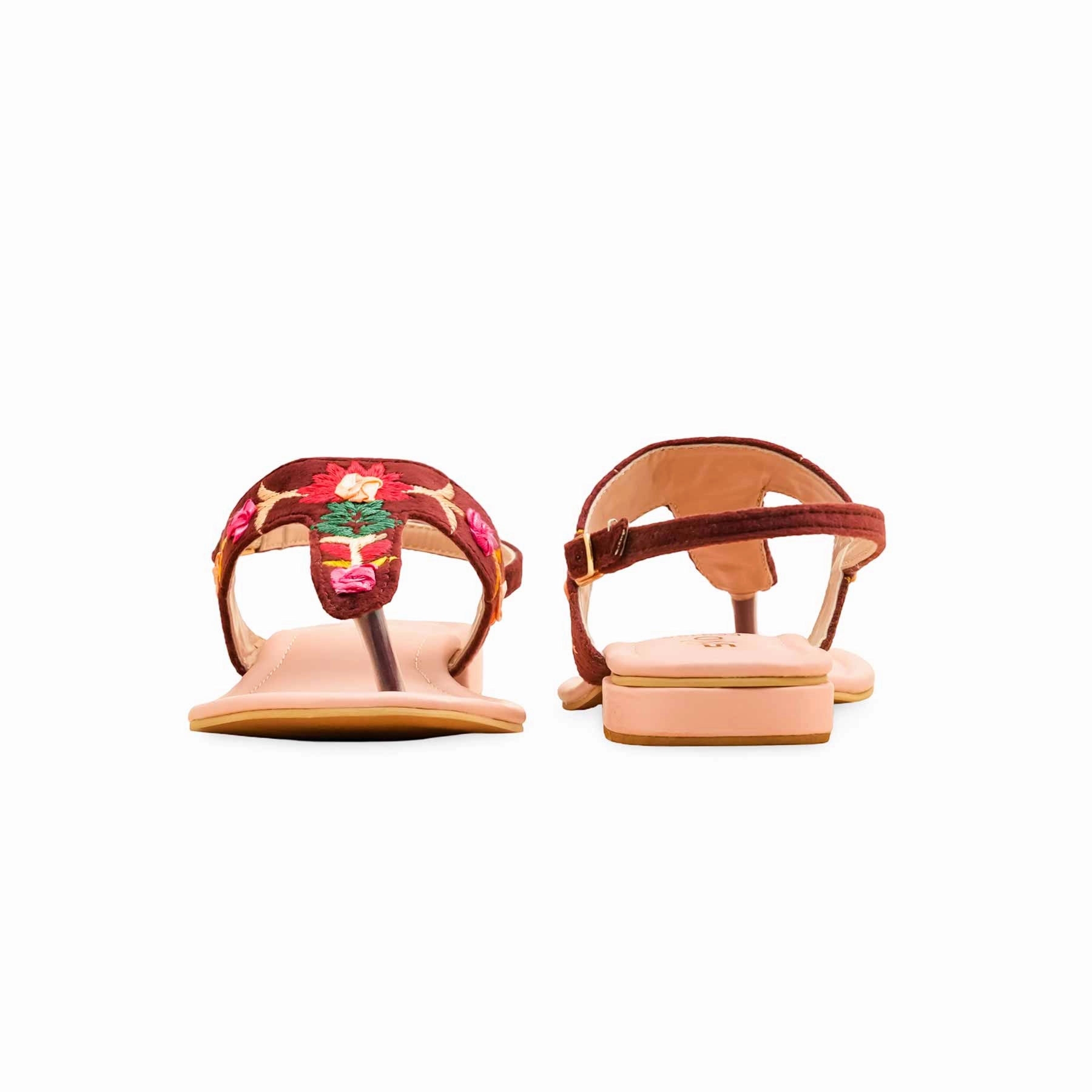 Heel Sandals Closed Toe Pink Formal Sandal For Women EC3185