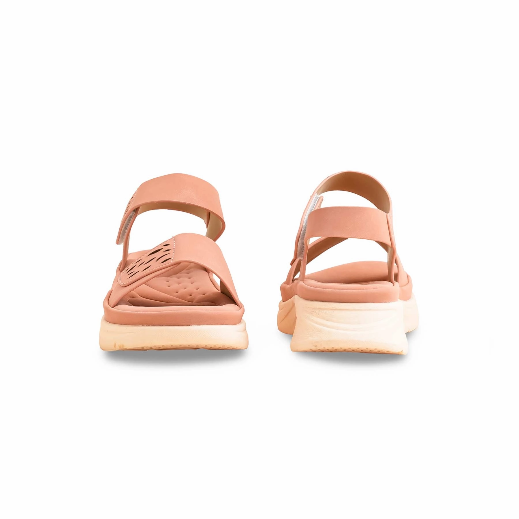 Navy Flat Sandals Pink Formal Sandal For Women PU0511