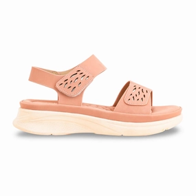 Embroidered Sandals Pink Formal Sandal For Women PU0511