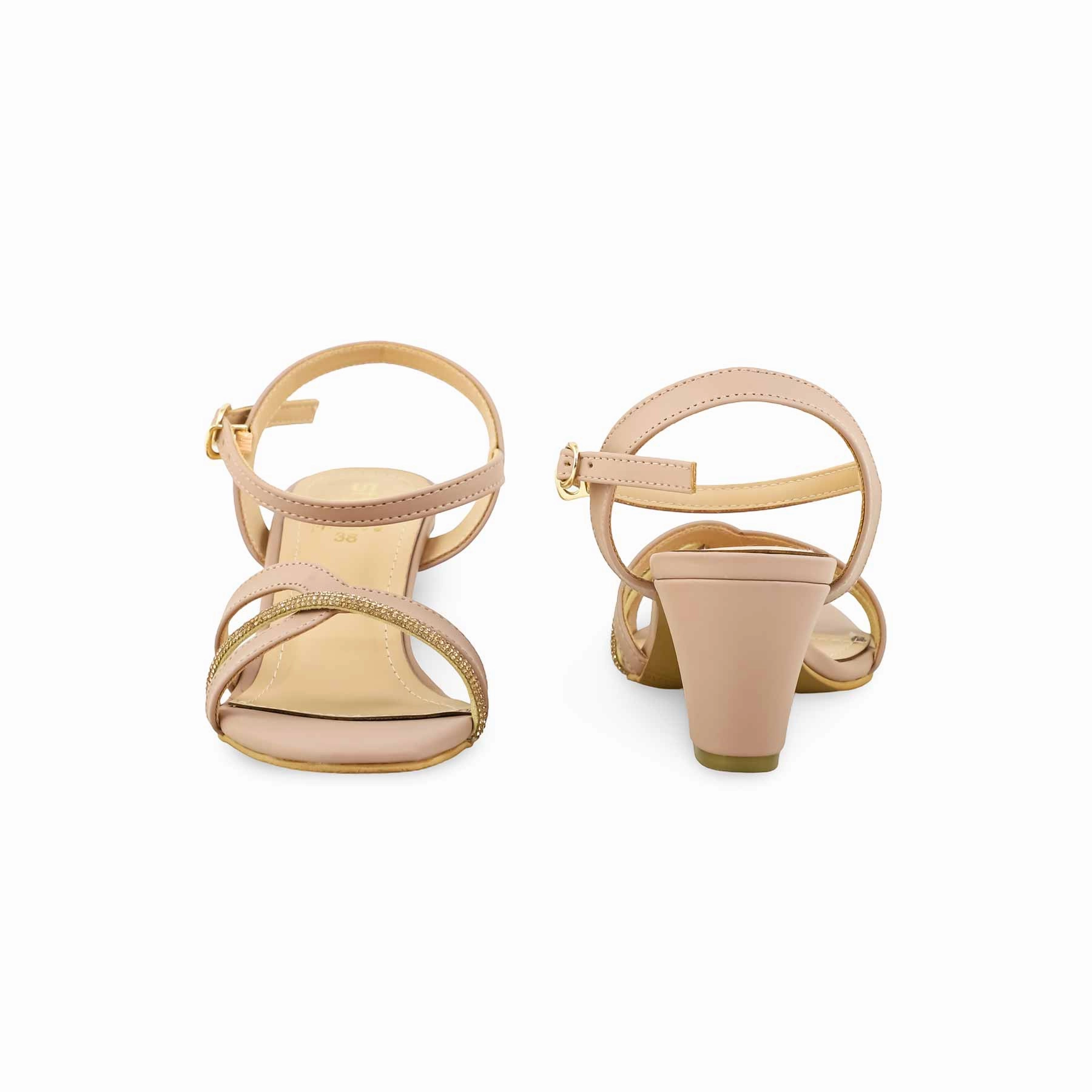 Pink Formal Sandal FR5369 Ankle Straps For High Heels