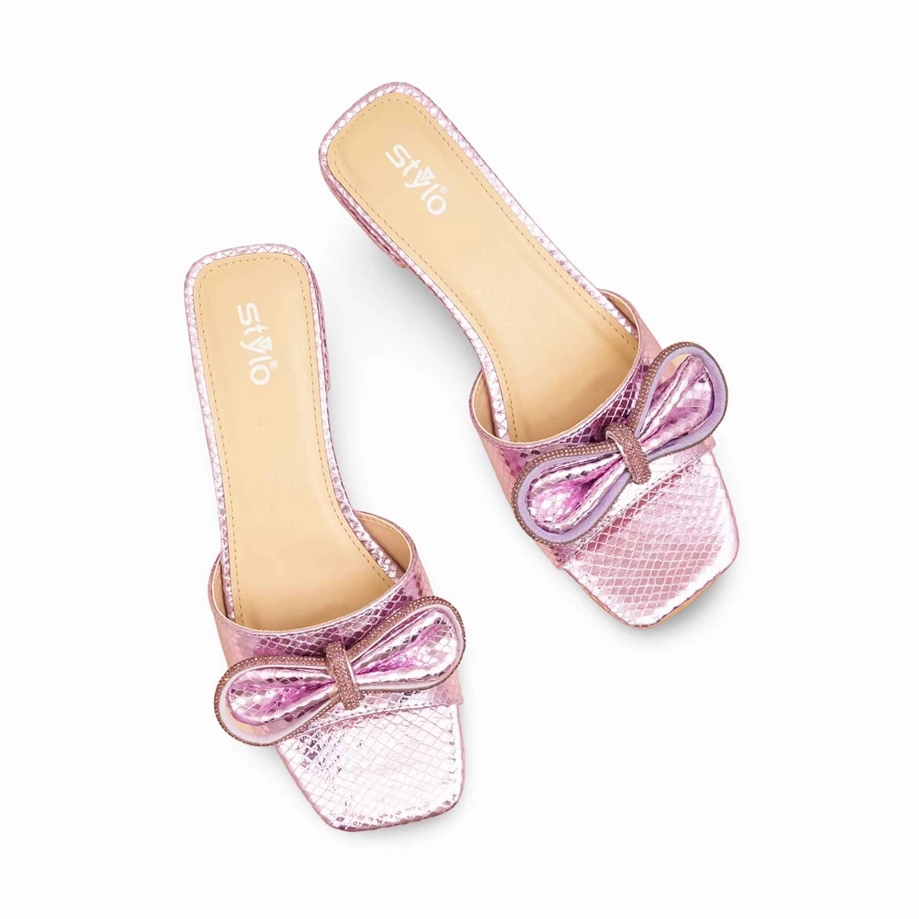 Pink Formal Slipper For Women FRS006 Slides Pure