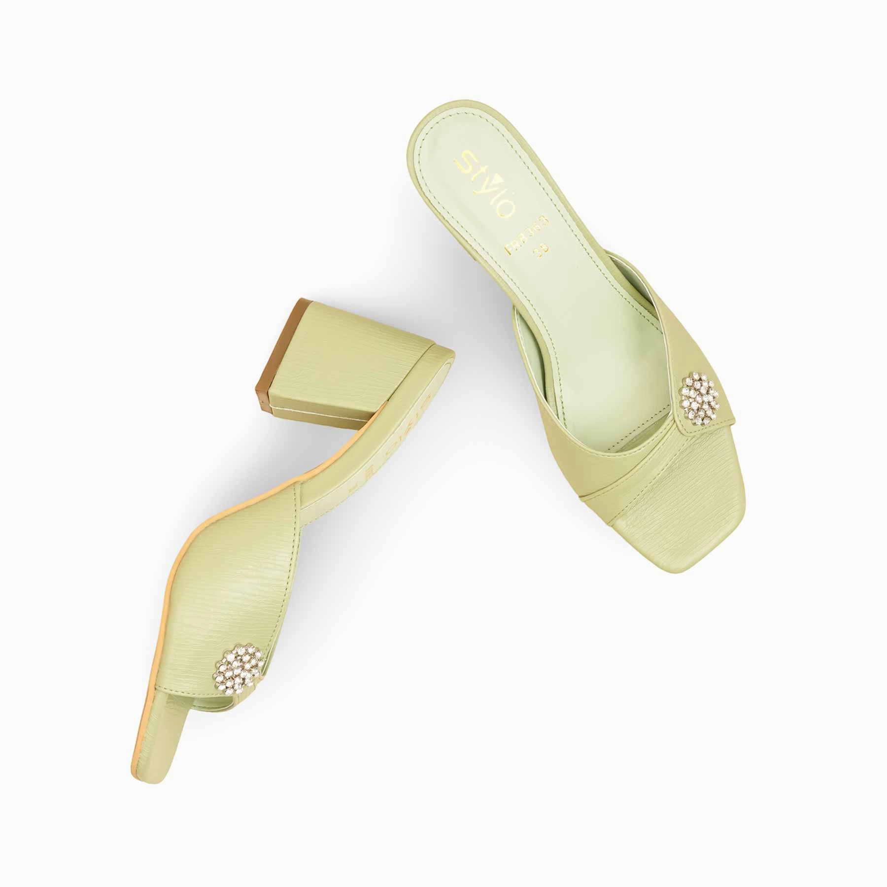 PISTAGREEN Formal Slipper For Women FR8363 Slippers Socks