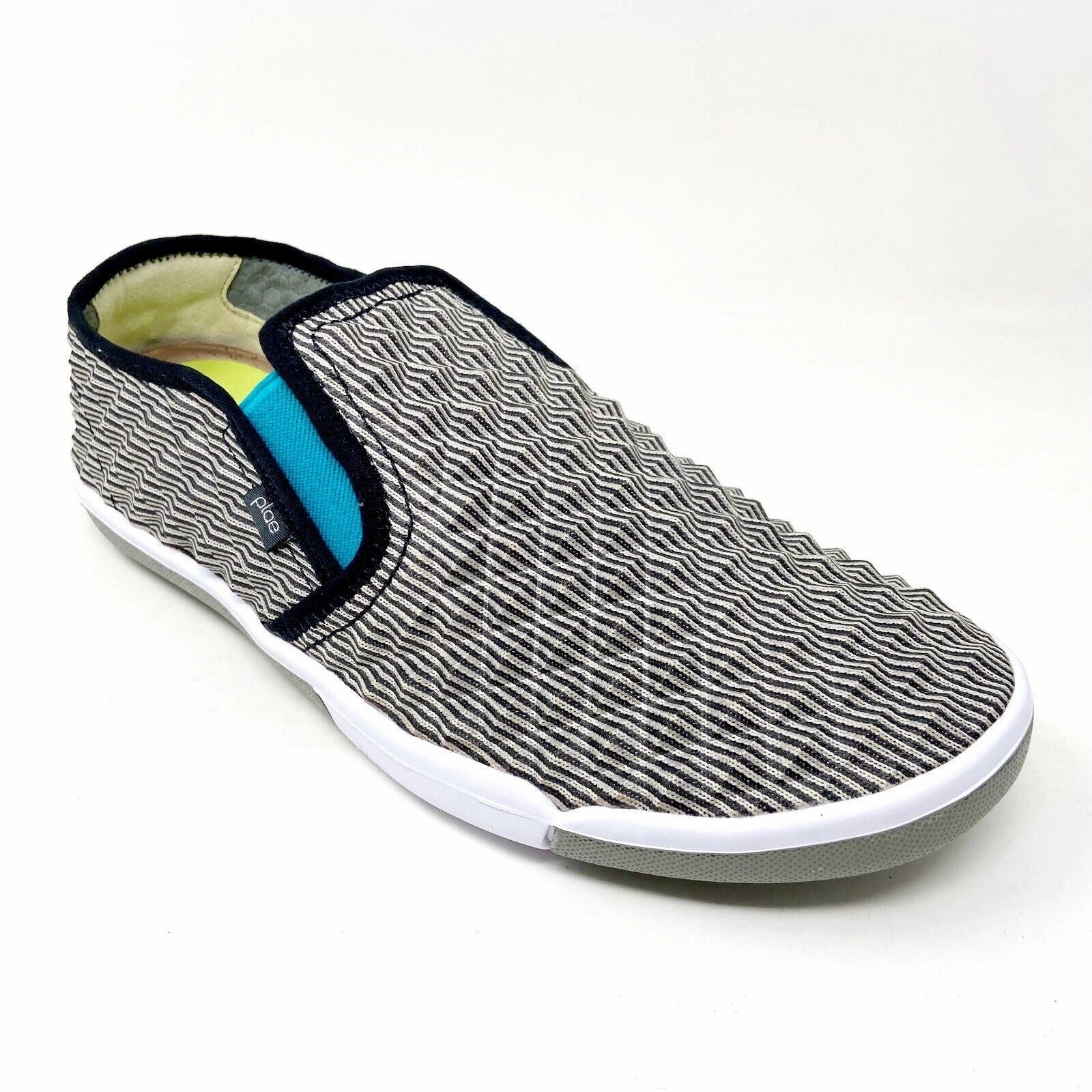 Plae Marten Tourmaline Quartz Black White Mens Casual Slip On Shoes 547210 019 Casual Cow Leather Shoes