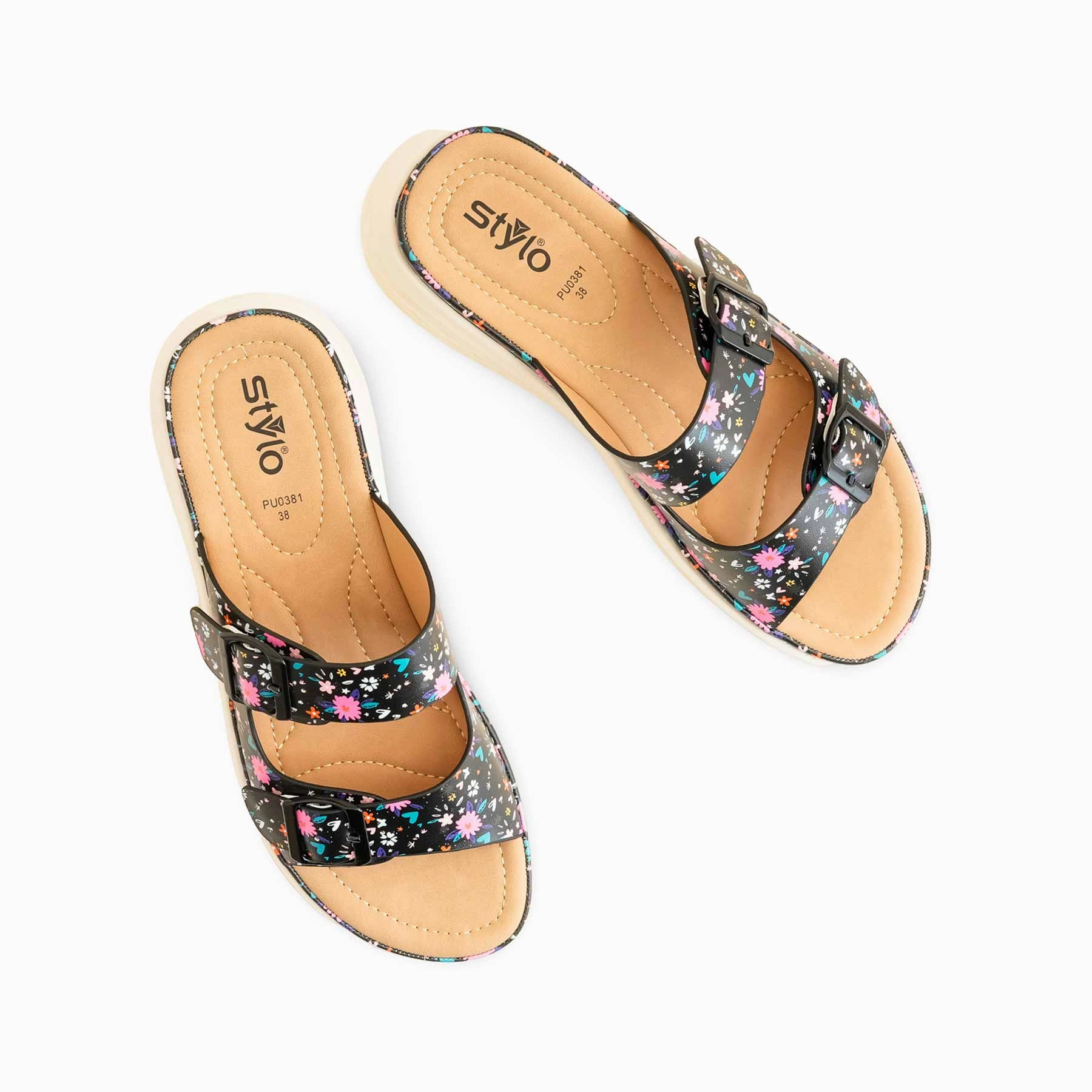 Slippers Dance Black Formal Slipper PU0381