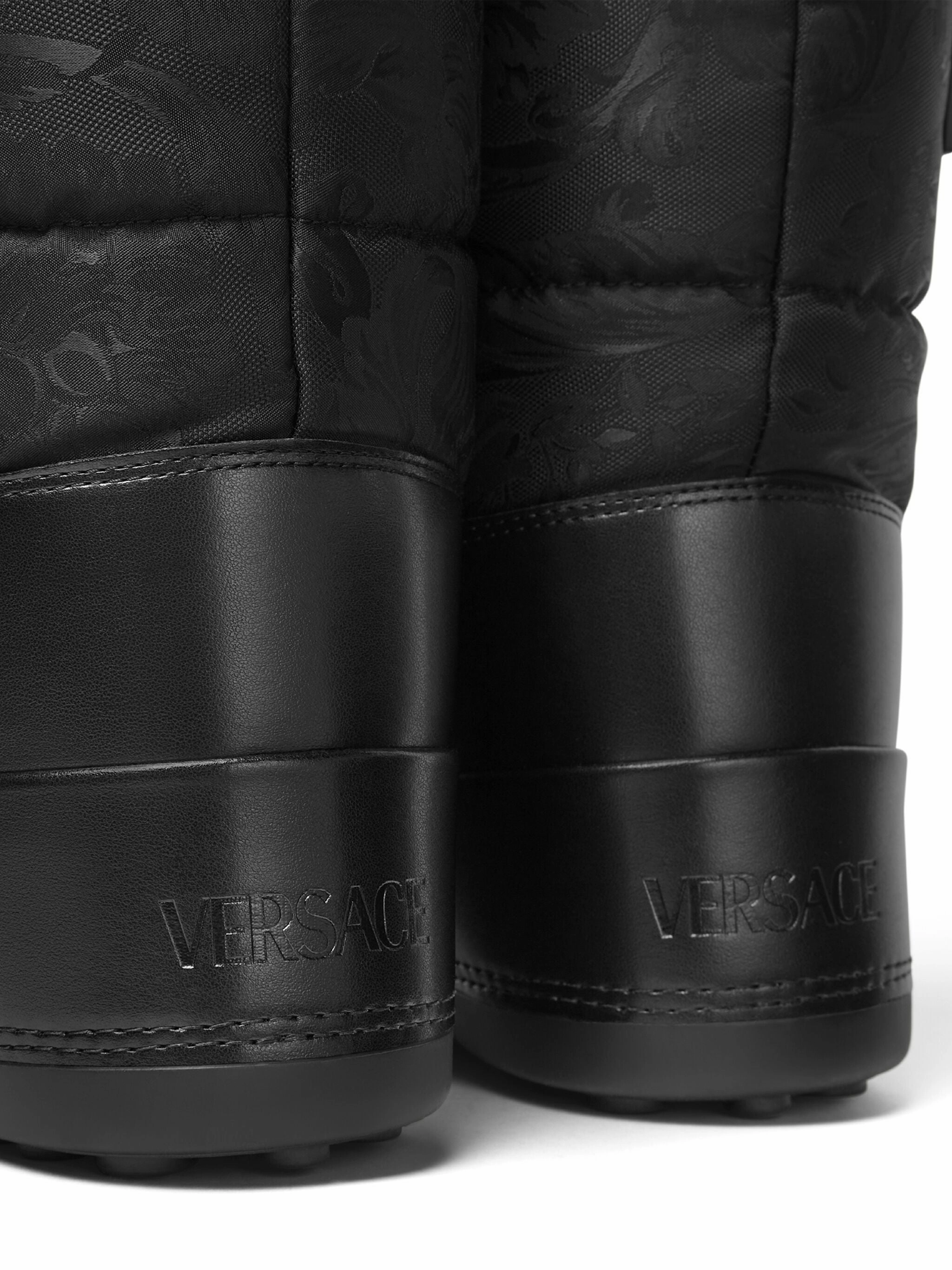 VERSACE - Women Nylon Fabric Boots Midwestern Boots