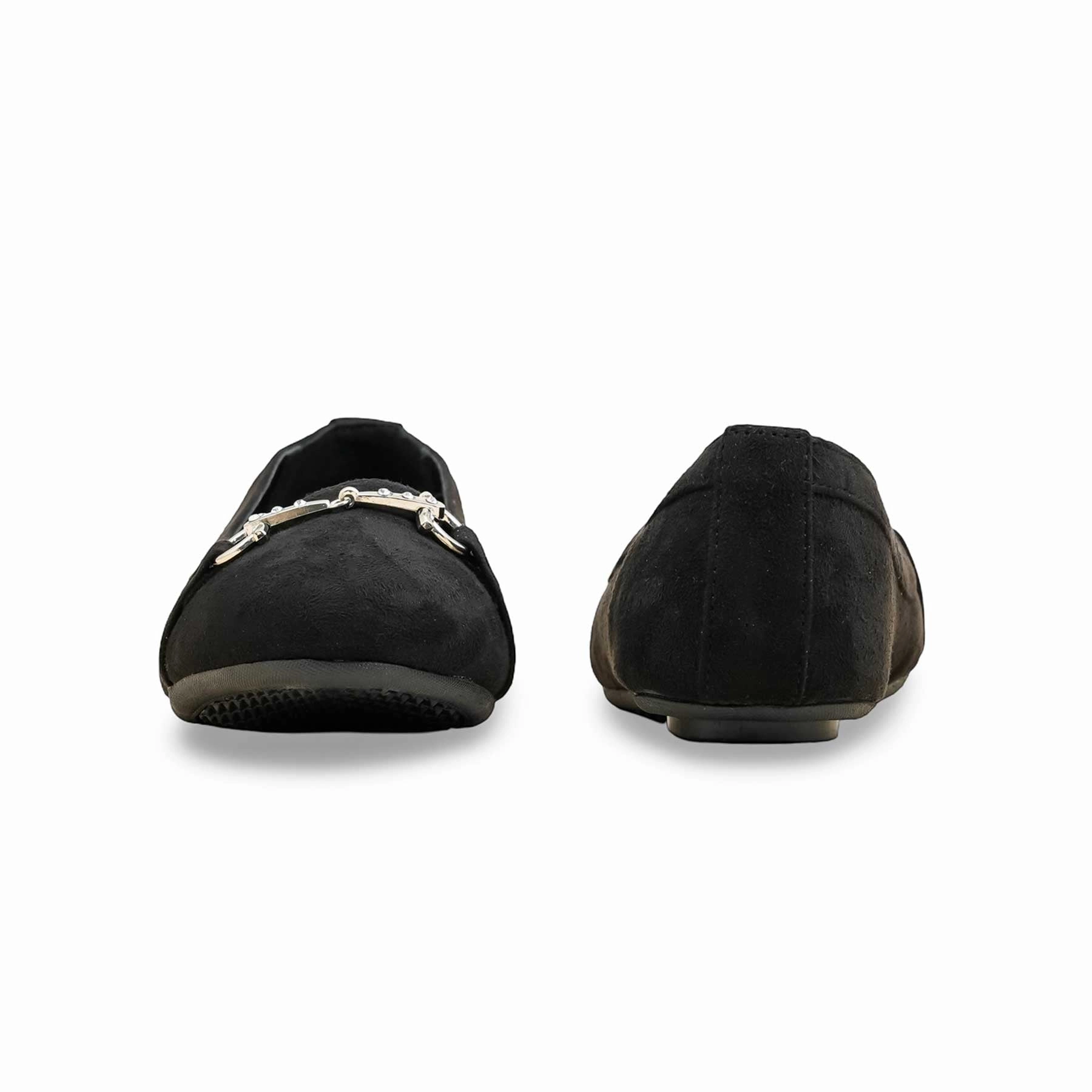 Black Women Pumps WN1351 Flat Shoes At
