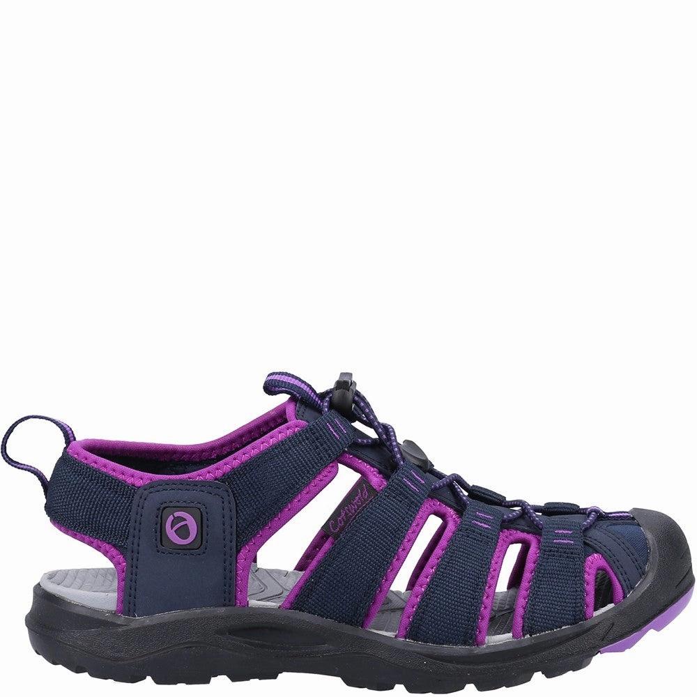 Marshfield Recycled Sandals Navy/Berry For Winter Walking