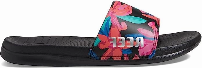 Reef Women's One Slide Tropicana  Comfortable, Waterproof, Slip-On Sandals Massage Foot Slippers