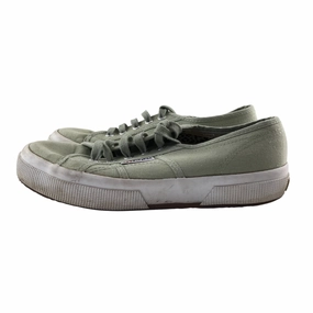 Walking Shoes Width Best Superga trainers shoe size 5 green canvas shoe white outer sole