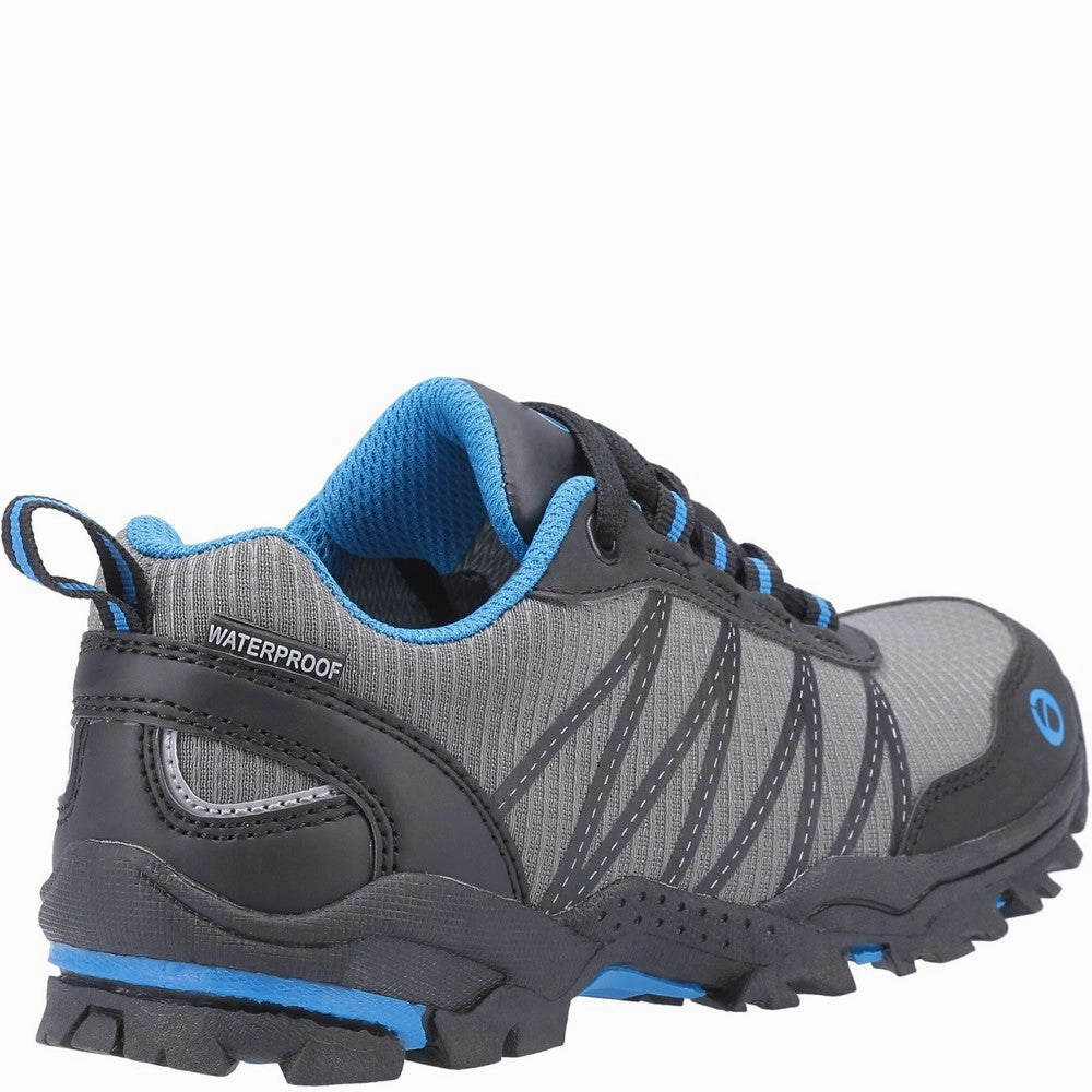 Water Resistant Walking Kids Littledean Hiking Waterproof Shoes Blue/Grey