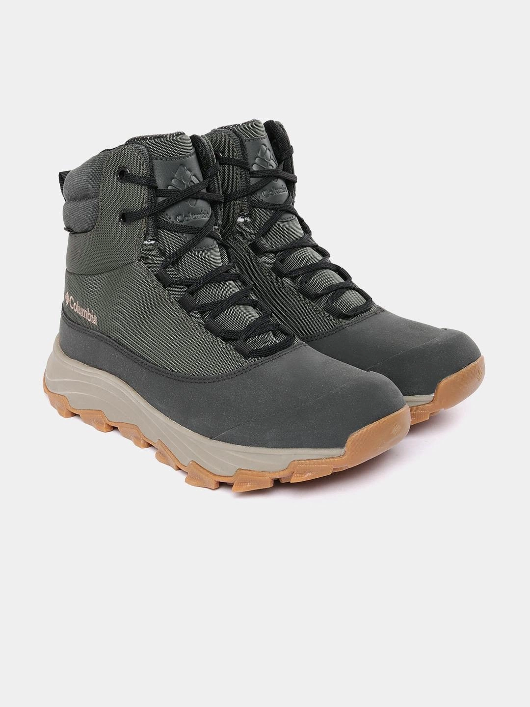 Low Height Waterproof Hiking Shoe Columbia Men Green EXPEDITIONIST PROTECT OMNI-HEAT