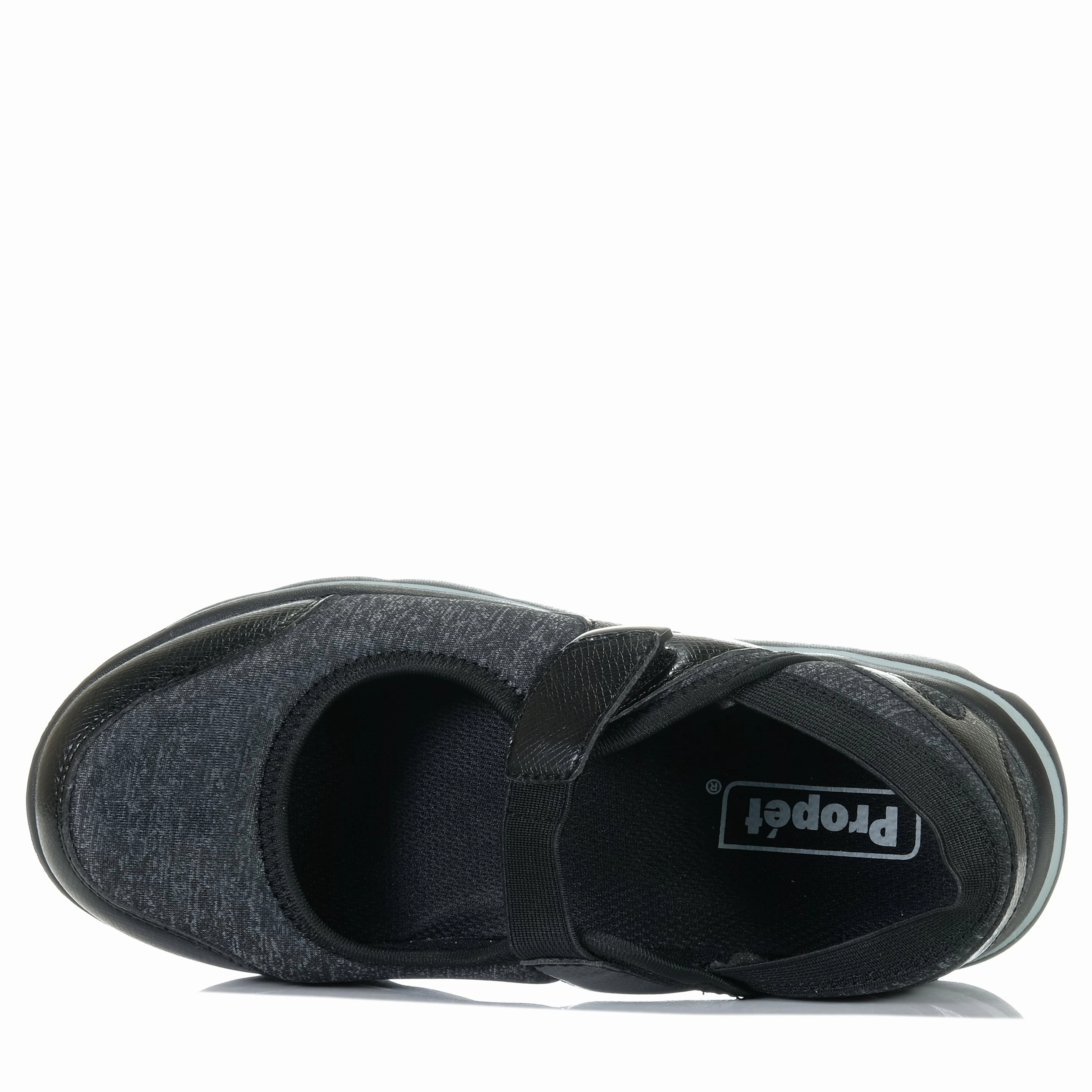 Affordable Walking Shoes Propet Onalee Grey/Black 2E Width