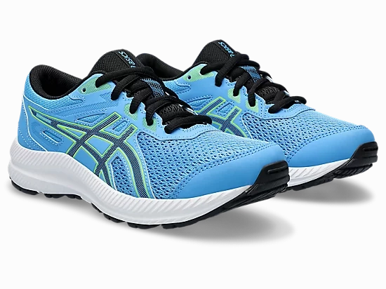 Asics Shoes Most Comfortable Asics Contend 8 GS Kid's - waterscape/black