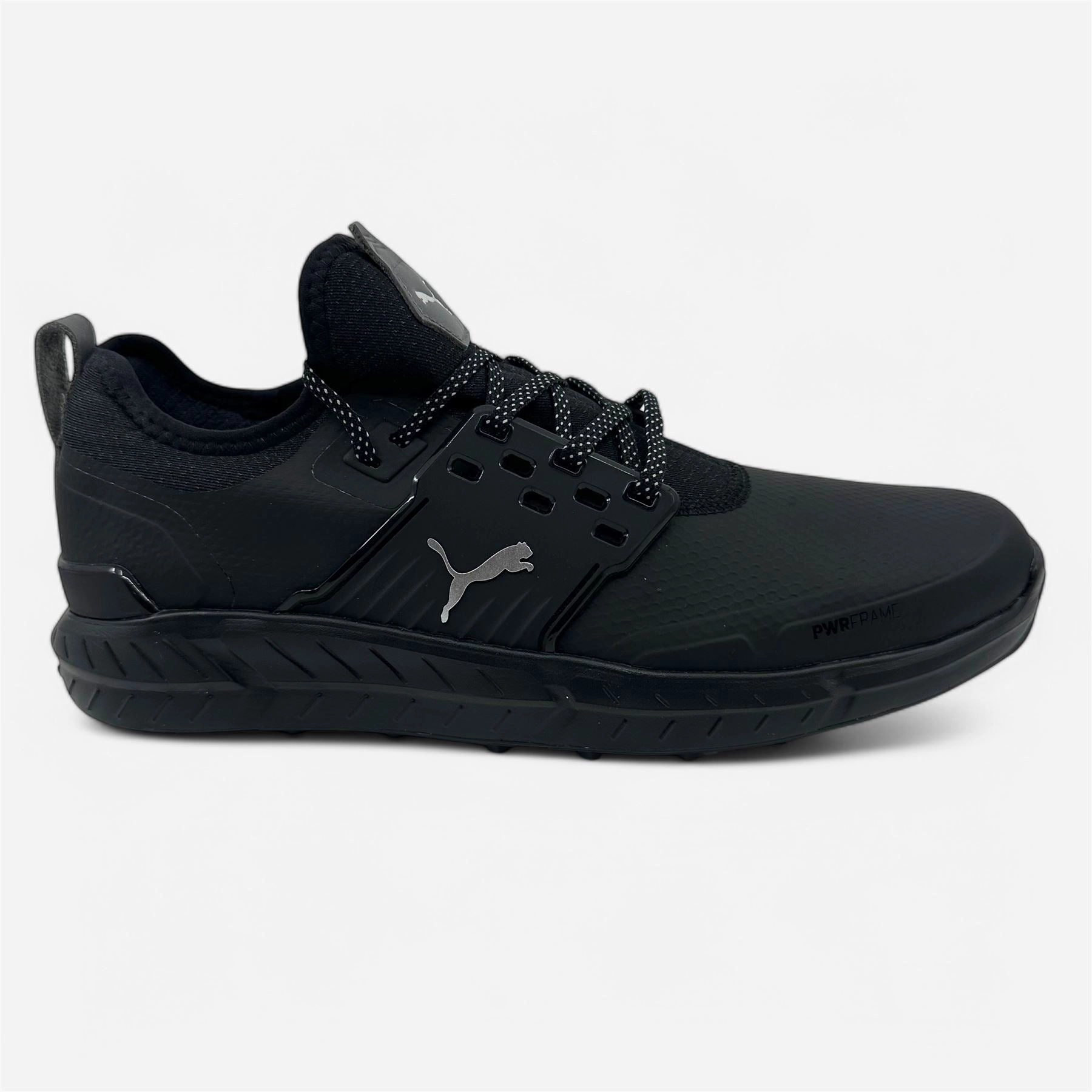 Army Shoes PUMA Ignite Articulate Black Cool Gray Mens Waterproof Golf Shoes