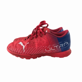 Duradero Boots Puma Ultra artificial turf football boots shoe size UK 12 junior red and blue