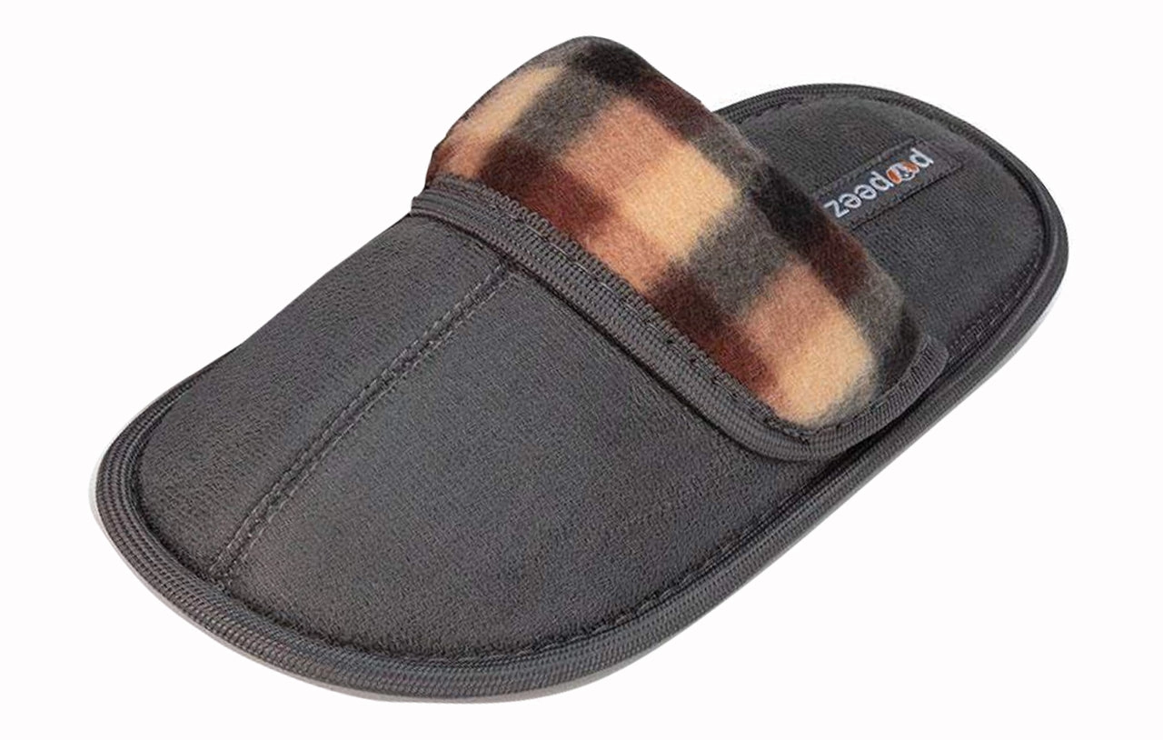 House Slippers Size Pupeez Boys Slipper Scuff Soft Comfort Kids Classic House Shoes