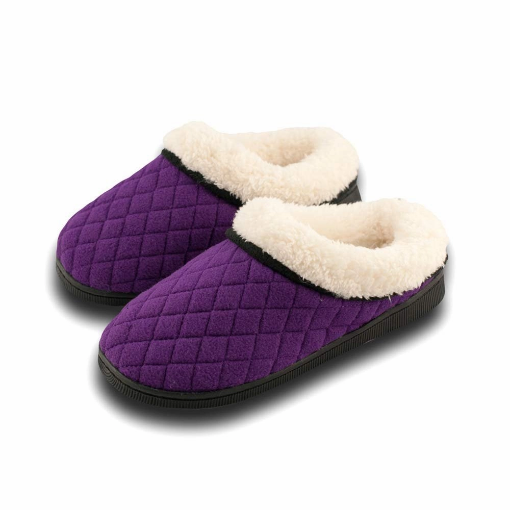 Friends Slippers Pupeez Girls Slipper Cozy Comfort Warm Quilted Fleece Clog House Shoe