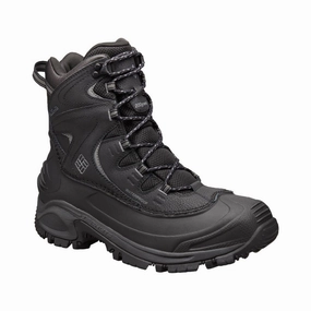 Wide Foot Waterproof Shoes Columbia Men Black BUGABOOT II
