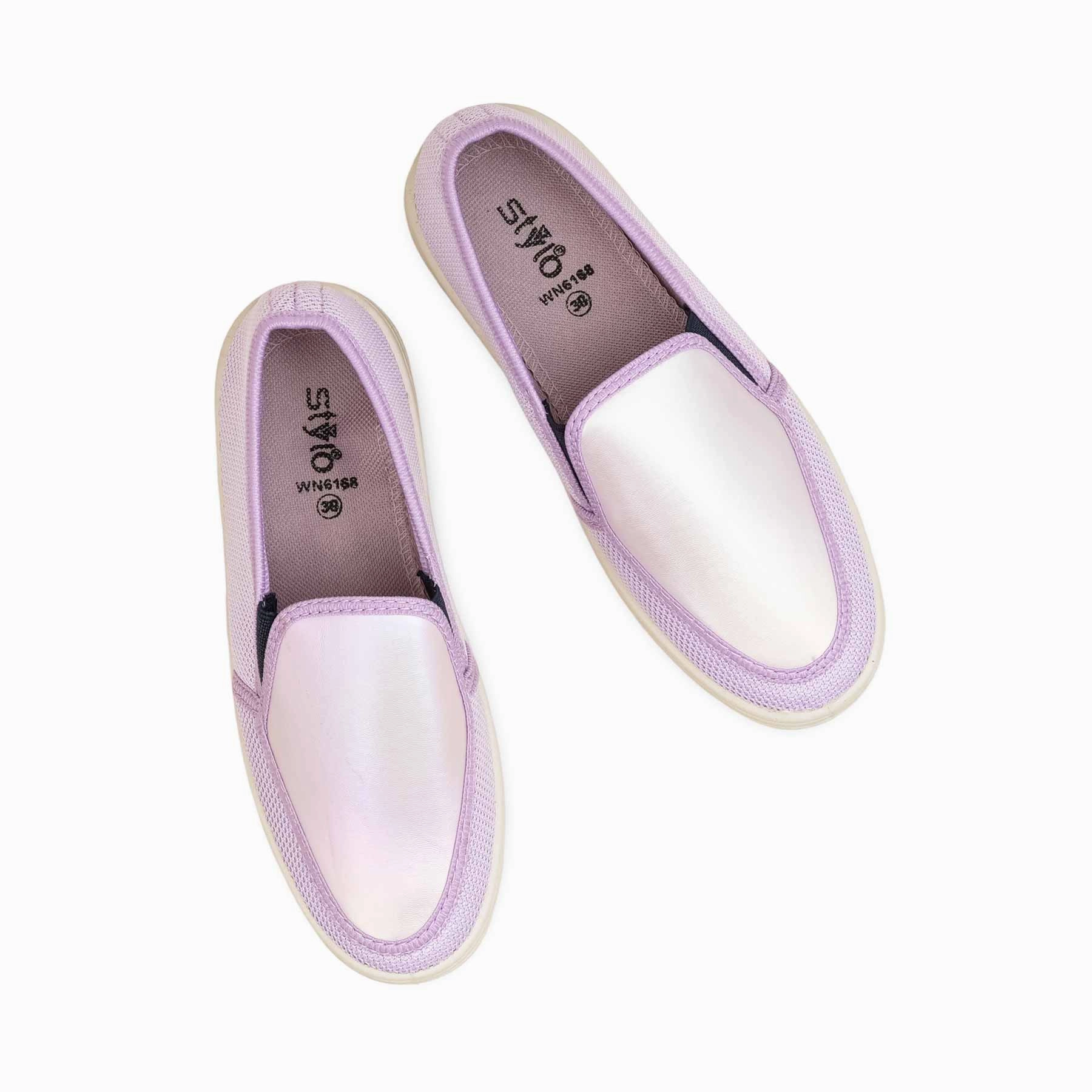 Purple Women Sneaker WN6168 Office Shoes Casual