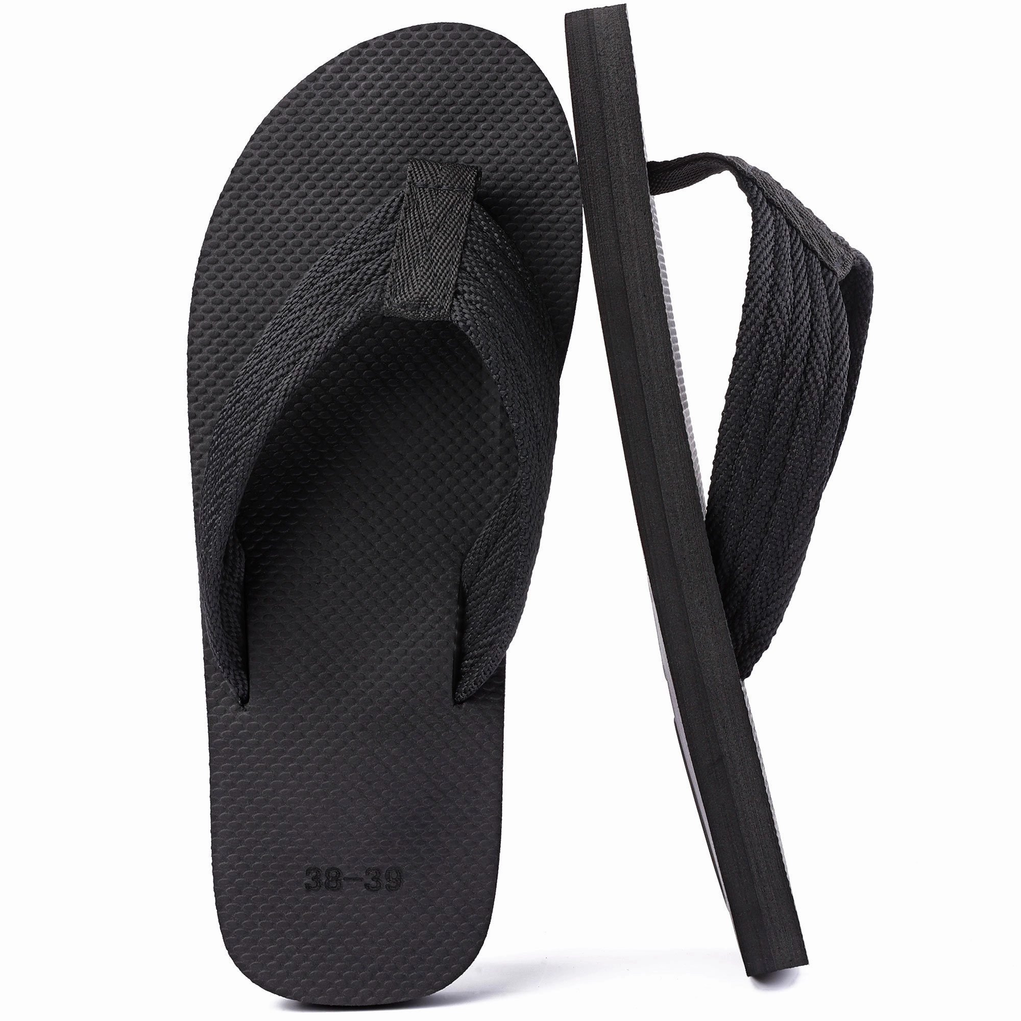 Ecetana Flip Flops for Women Men Summer Thong Sandals Soft Comfort Beach Walking Shoes I Love Flip Flops