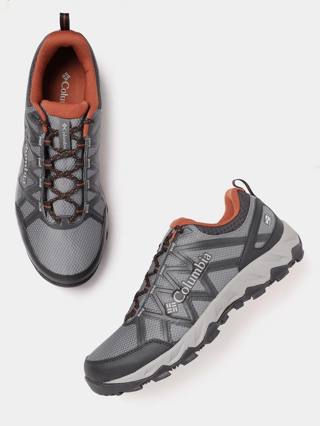Columbia Men Grey PEAKFREAK X2 OUTDRY Good Looking Waterproof Shoes