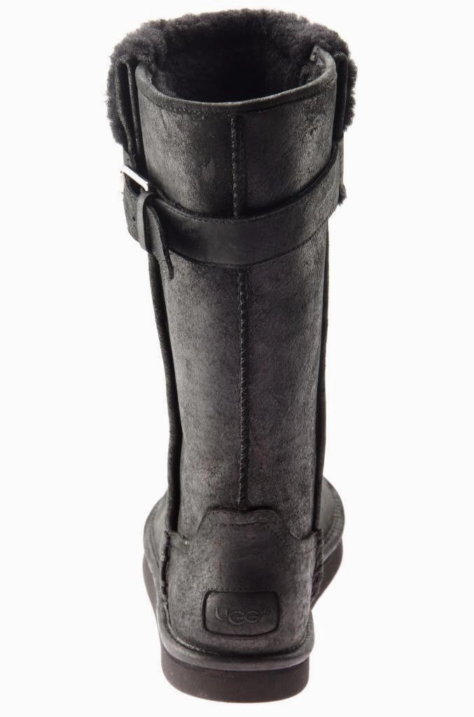 Boots With Rhinestones UGG WILOWE BLACK TALL BOOTS