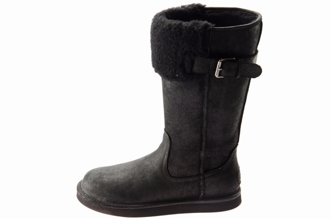 UGG WILOWE BLACK TALL BOOTS Stiff Snowboard Boots