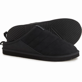 Avalanche Men's Water Resistant Faux Fur Fleece Lining Indoor or Outdoor Mule Slippers Lightweight Slip-on Shoes