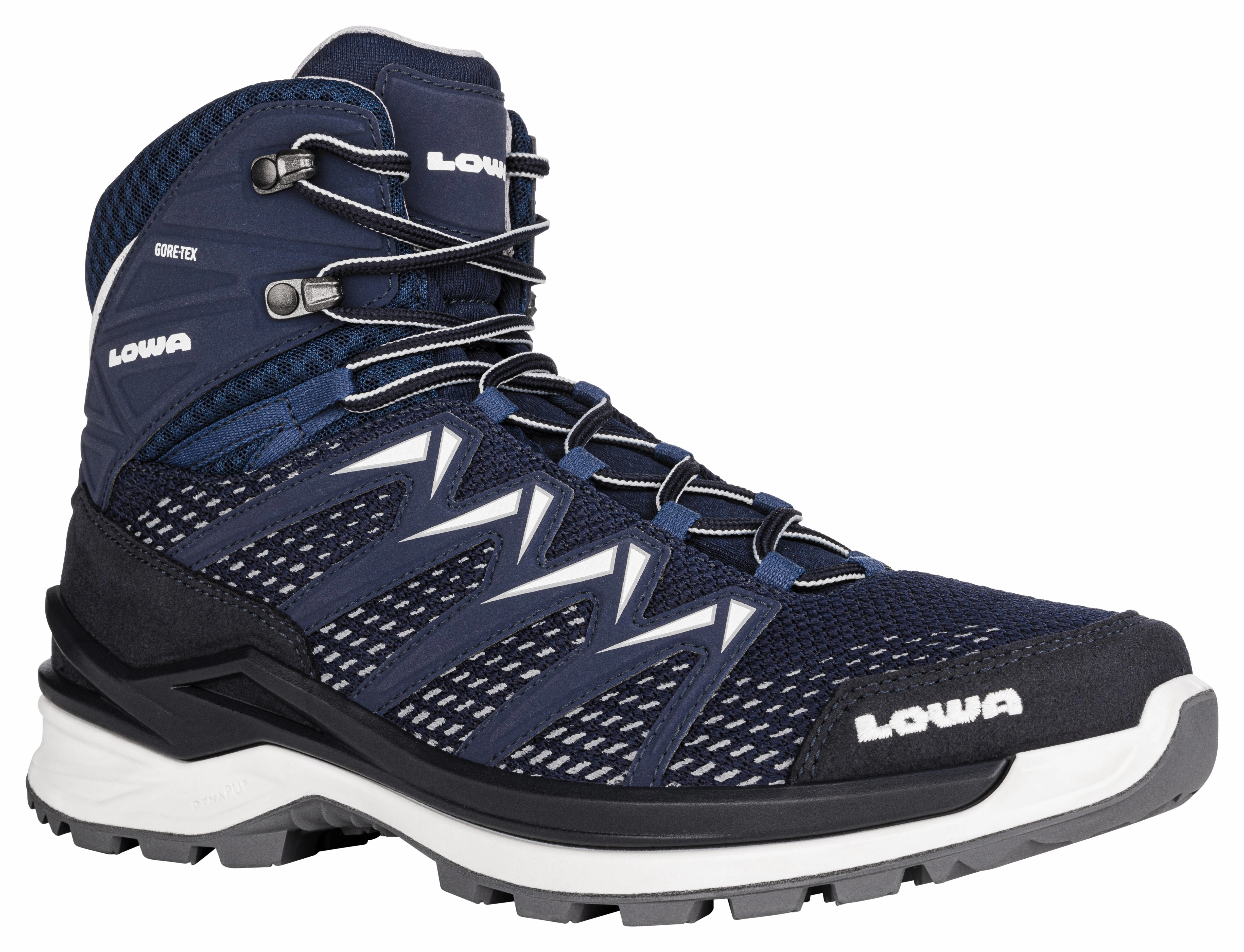 8 Inch Hiking Boots Lowa Men Blue INNOX PRO GTX MID