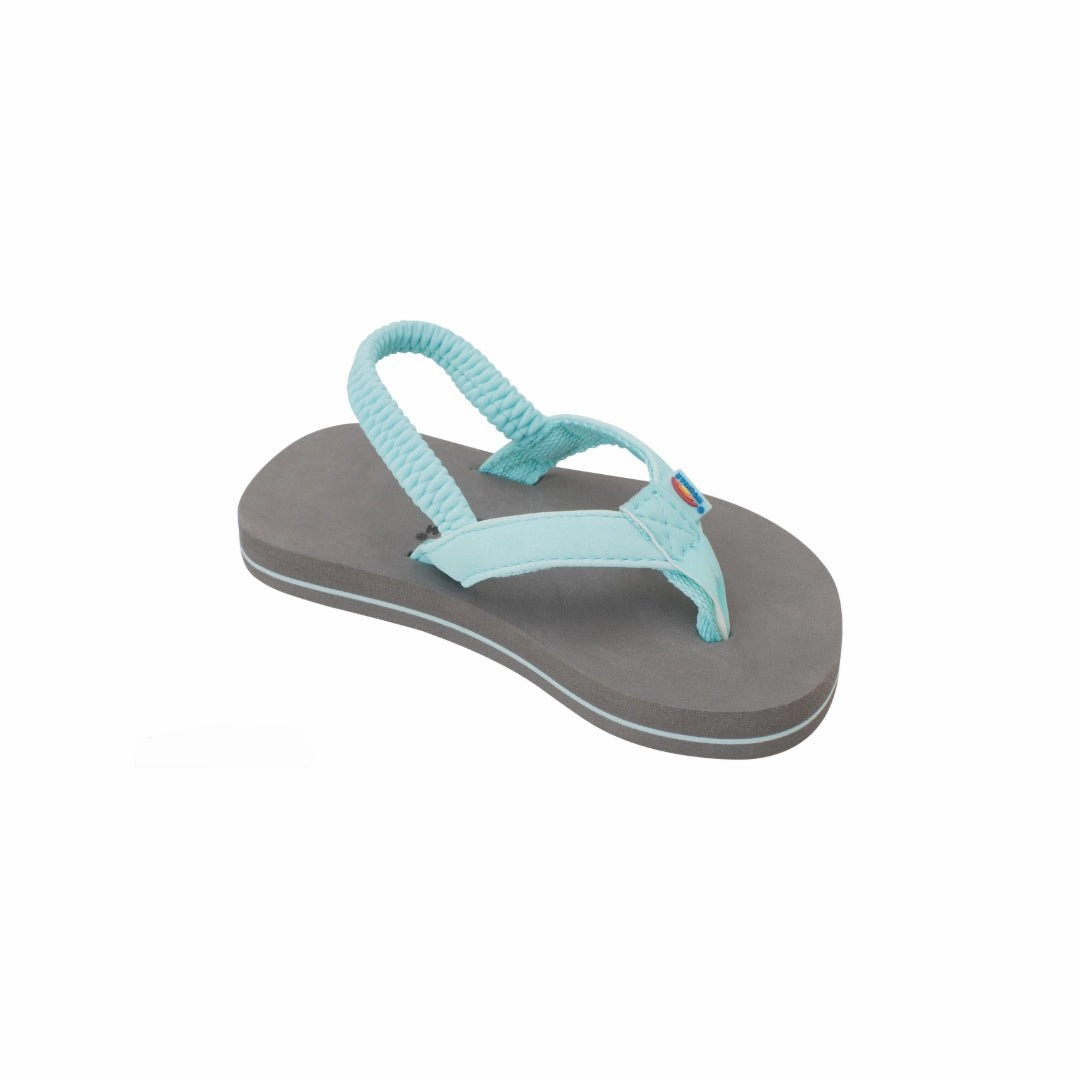 Rainbow Sandals Kid's Toddler - Grombow Aqua Blue Flipflop Anti Smell Flip Flops