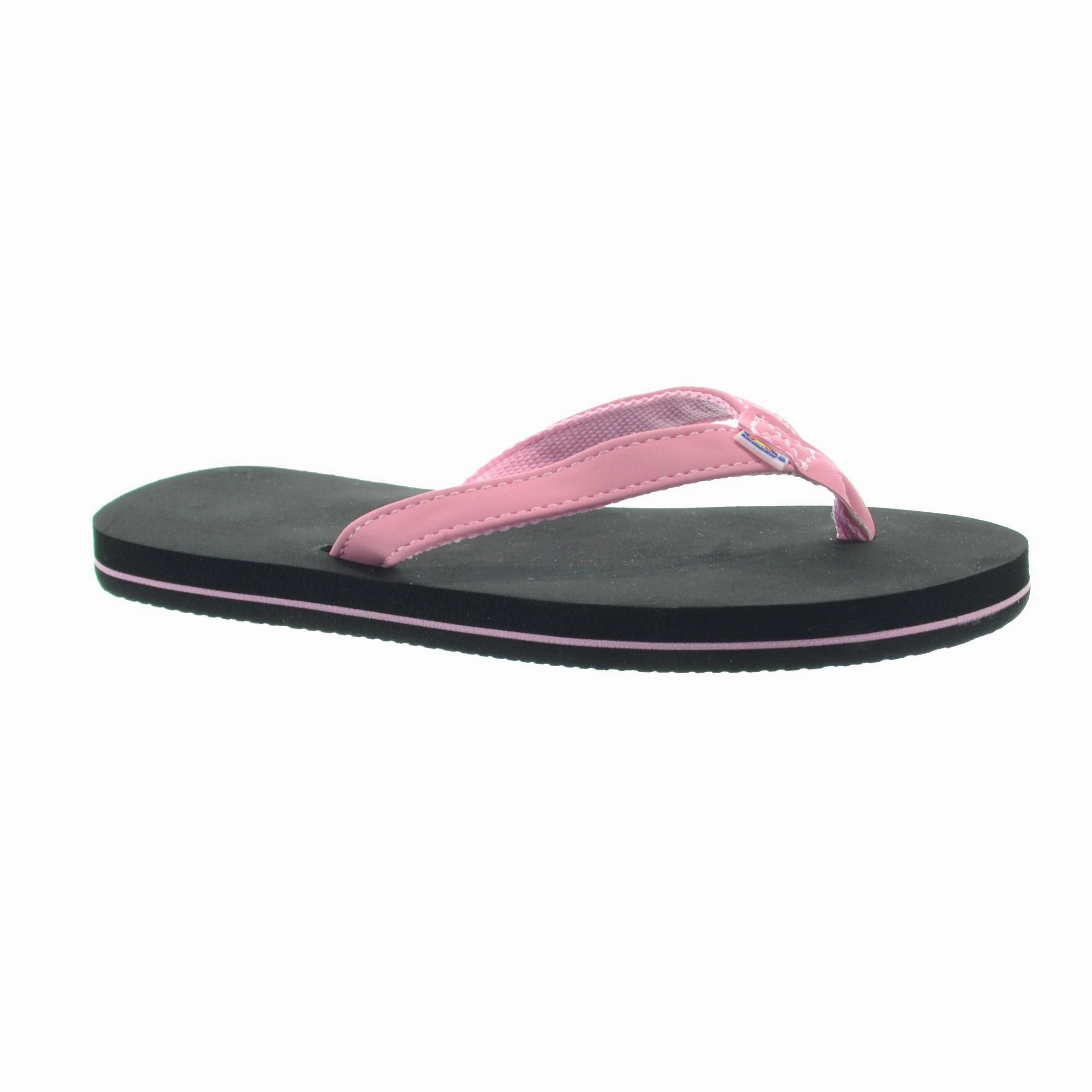 Rainbow Sandals Kid's Toddler - Grombow Pink Flipflop 101STN00-PKBK Creative Flip Flops