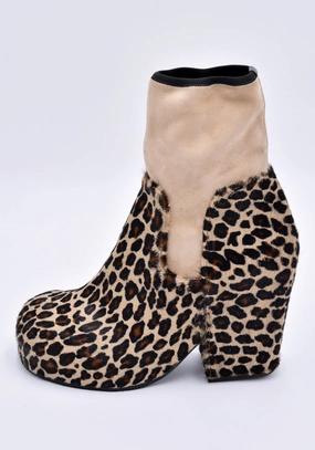 RANDOM IDENTITIES BOOT-03 LEOPARD BOOTS Cr7 Boots