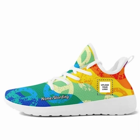 Custom Corporate Client Gifts, Custom Corporate Gifts Personalized Love and Peace Design Sneakers, Custom Unisex Child  Walking Shoes,FN-015-23025611 Best Walking Shoes Rheumatoid Arthritis