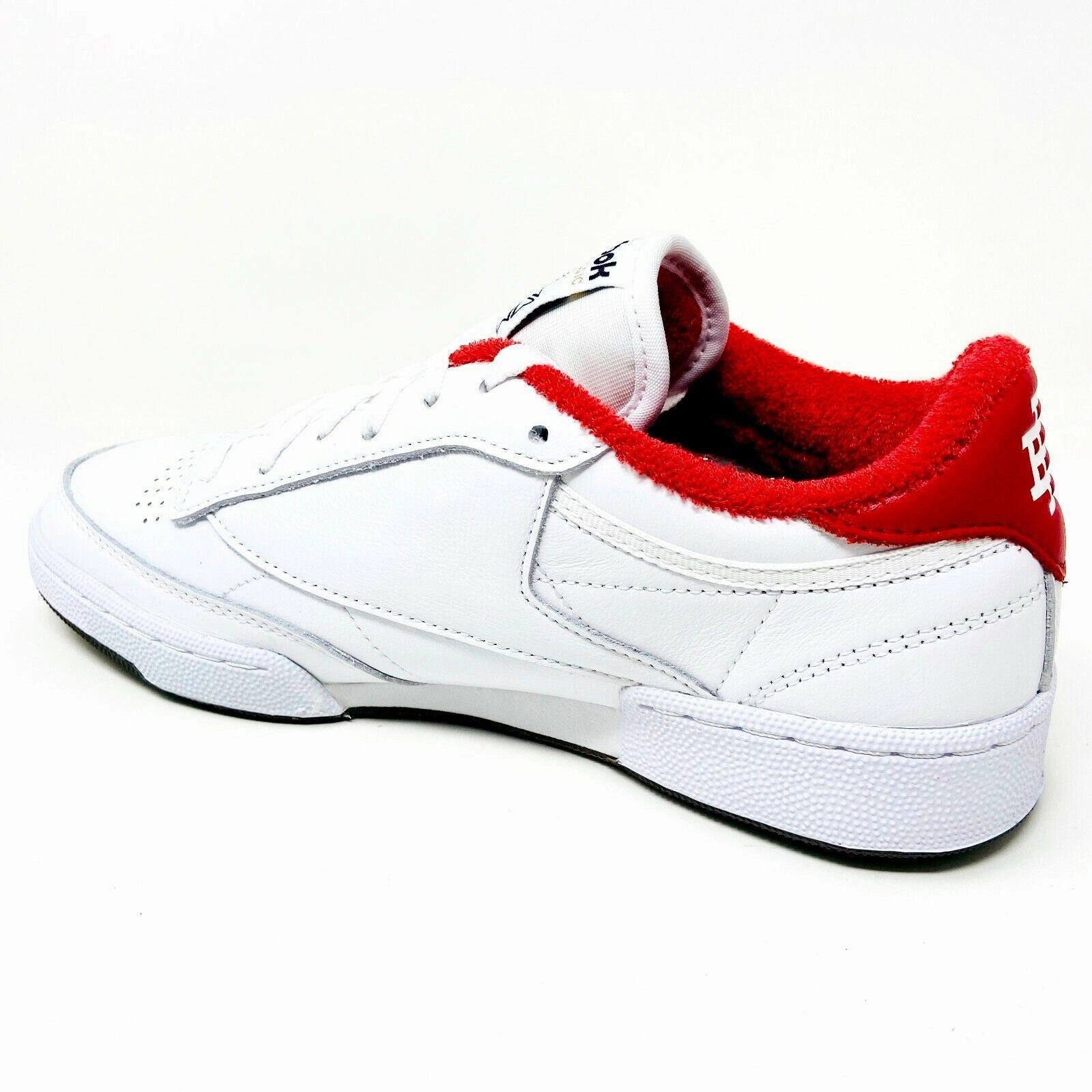 Reebok Club C 85 Eric Emanuel White Red Mens Shoes Casual Sneakers FY3412 Casual Canvas Slip On Shoes
