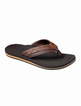 Reef Cushion Dawn Flip Flops in Brown Whale Flip Flops
