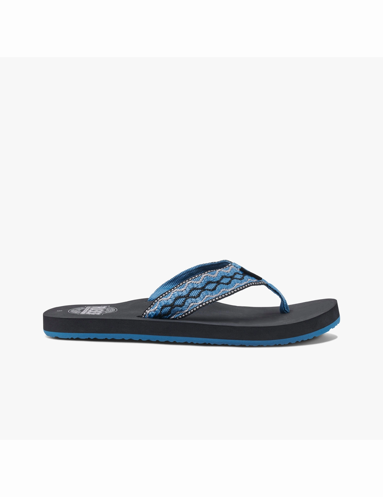 Reef Smoothy Flip Flops in Vintage Blue Flip Flop Art