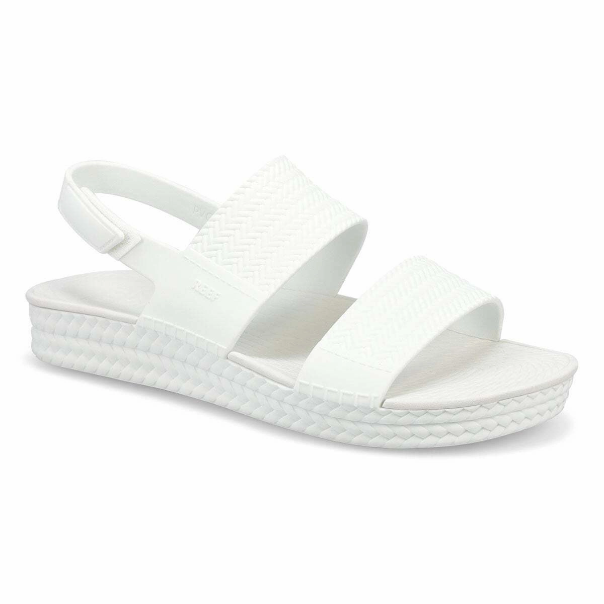 Chris Brown Nami Slides Reef Women's Water Vista Sandal  White Waterproof Platform Sandals - CI3847