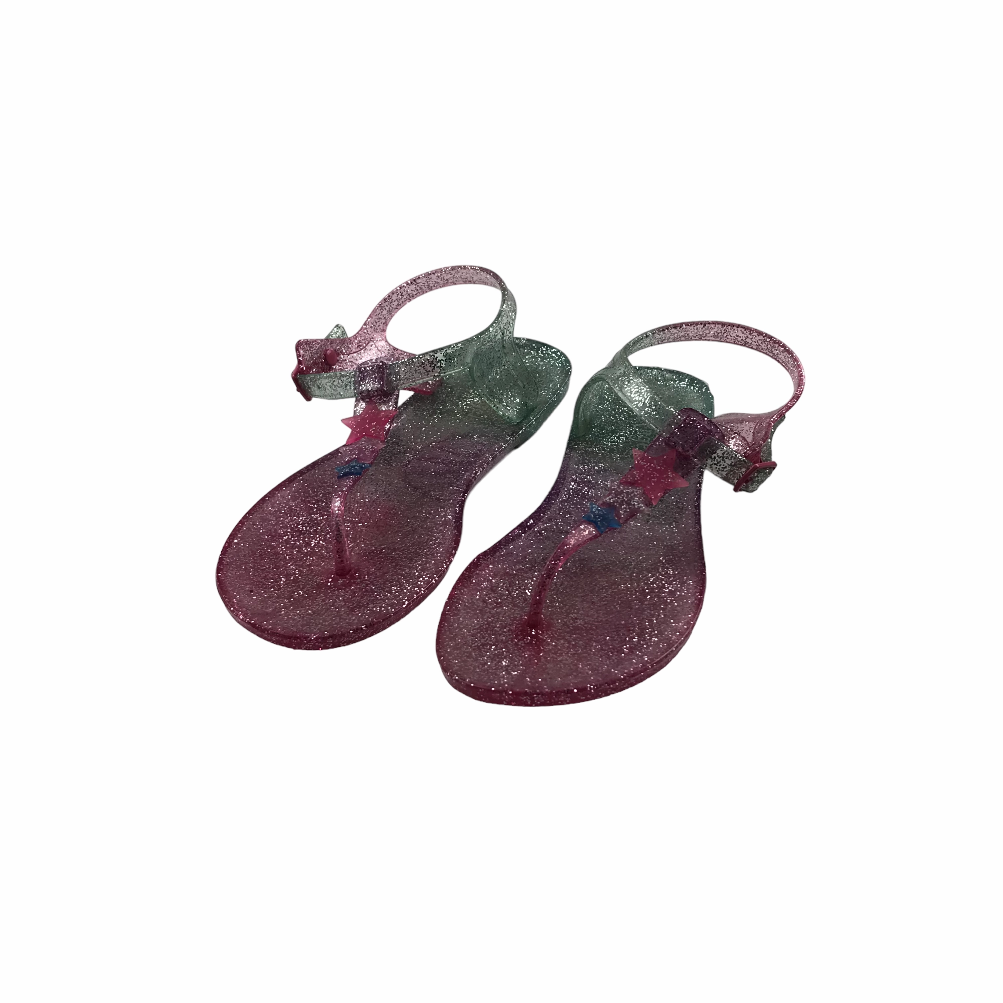 Angels Pink Glitter Jelly Walking Sandals Shoe Size 2 Sandals Bohemian Bahamas