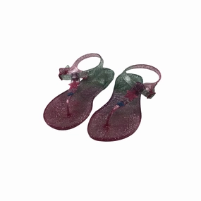 Elephant In Sandals Italian Brainrot Angels Pink Glitter Jelly Walking Sandals Shoe Size 2