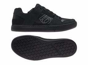 Sheer Flats Shoes Five Ten Freerider DLX Flat Pedal Shoe - Core Black-Core Black-Gray Three