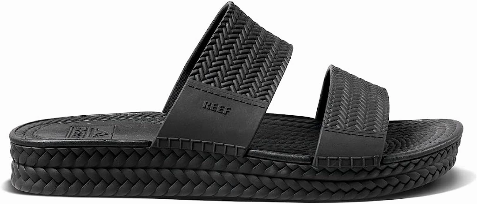 Reef Women's Water Vista Slide Waterproof Sandal  Black (CI9076) Slippers With Rhinestones