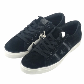 Cons Pappalardo Ox Black Suede US Mens Shoes Size 9.5 Shoes Ankle Western Boots